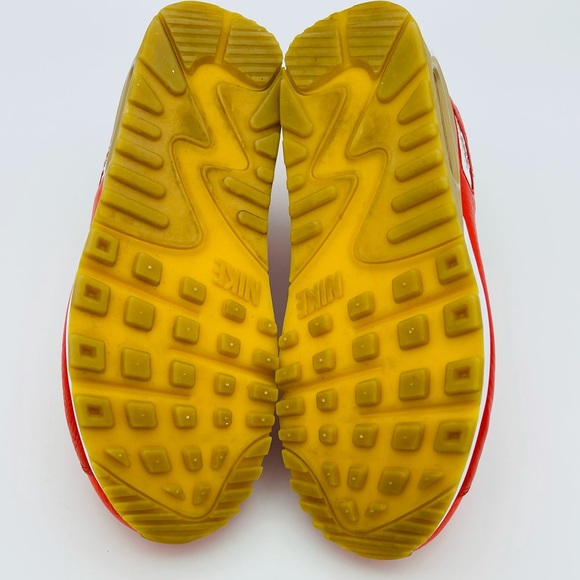 Women’s Nike Air Max 90 Orange Red Color Sneaker 7 - Picture 10 of 10